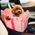 Cullaby Center Console Dog Car Seat for Compact Cars - Pink