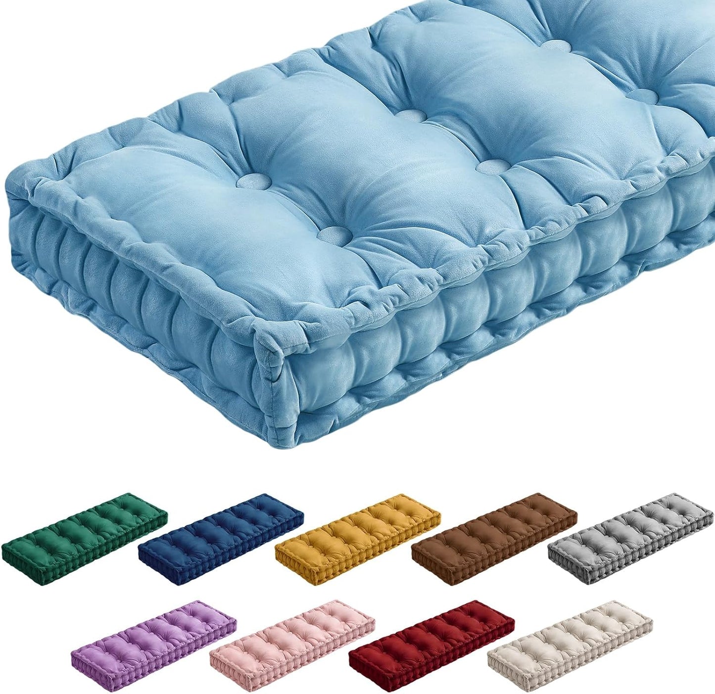 Bench Cushions for Indoor Furniture - Velvet Kitchen Dining Pad