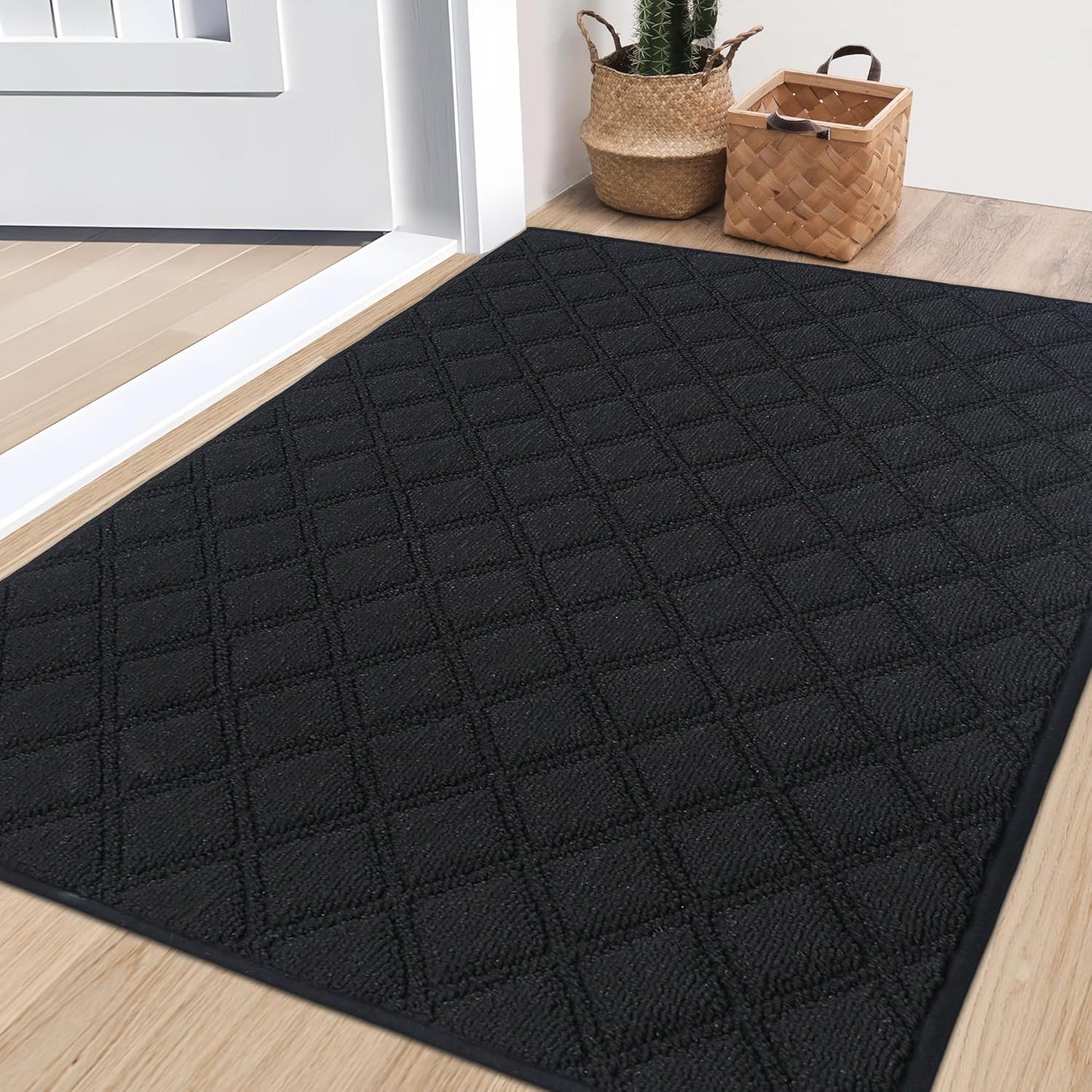 BEQHAUSE Dirt Trapper Door Mat - Non-Slip Washable Doormat