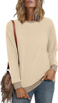 Desol Women's Winter Sweatshirt - Cozy Color Block Style