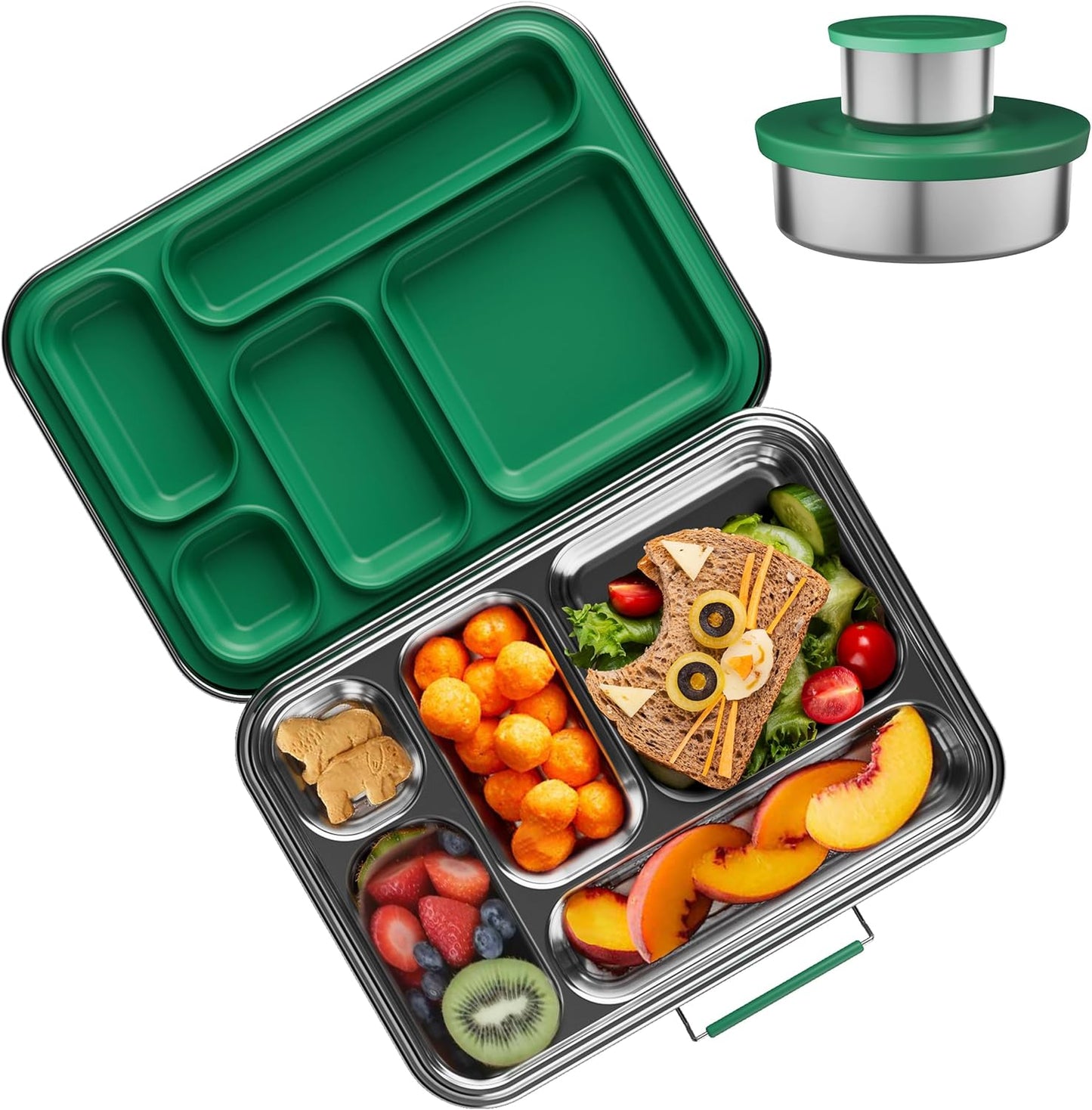 Stainless Steel Bento Box for Kids - Durable and Leakproof Design