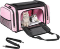 Large Cat Carrier Soft Pet Carrier 20in x13in x13in - Spacious Travel