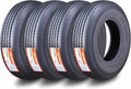 ST235/80R16 Trailer Tire Set of 4 - Durable 10 Ply Radial