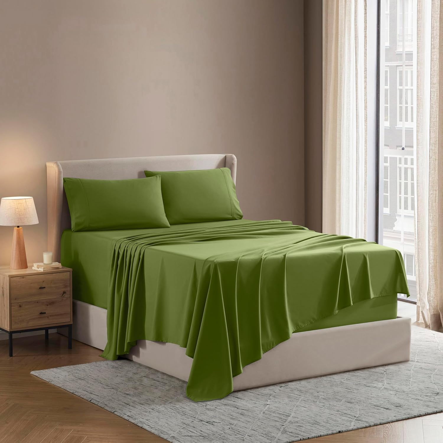 Nestl Queen Sheet Set - Luxury 1800 Ultra-Soft Microfiber