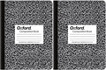 Oxford Composition Notebook, College Ruled Pack of 2 - Durable
