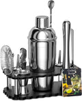 Bokhot Bartender Kit - Ultimate Mixology Set with Stand