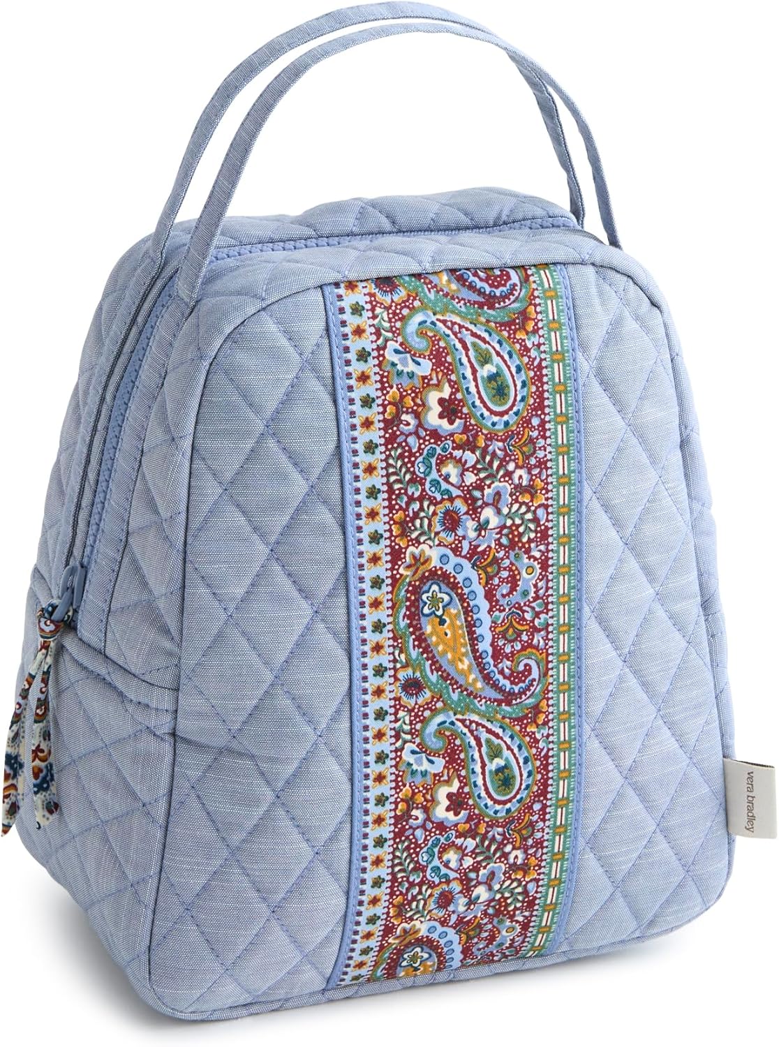 Vera Bradley Premium Cotton Lunch Bag in Chambray for Daily Use