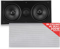 PYLE PDIWCS56 In-Wall/In-Ceiling Dual 5.25in Center Channel - Flush