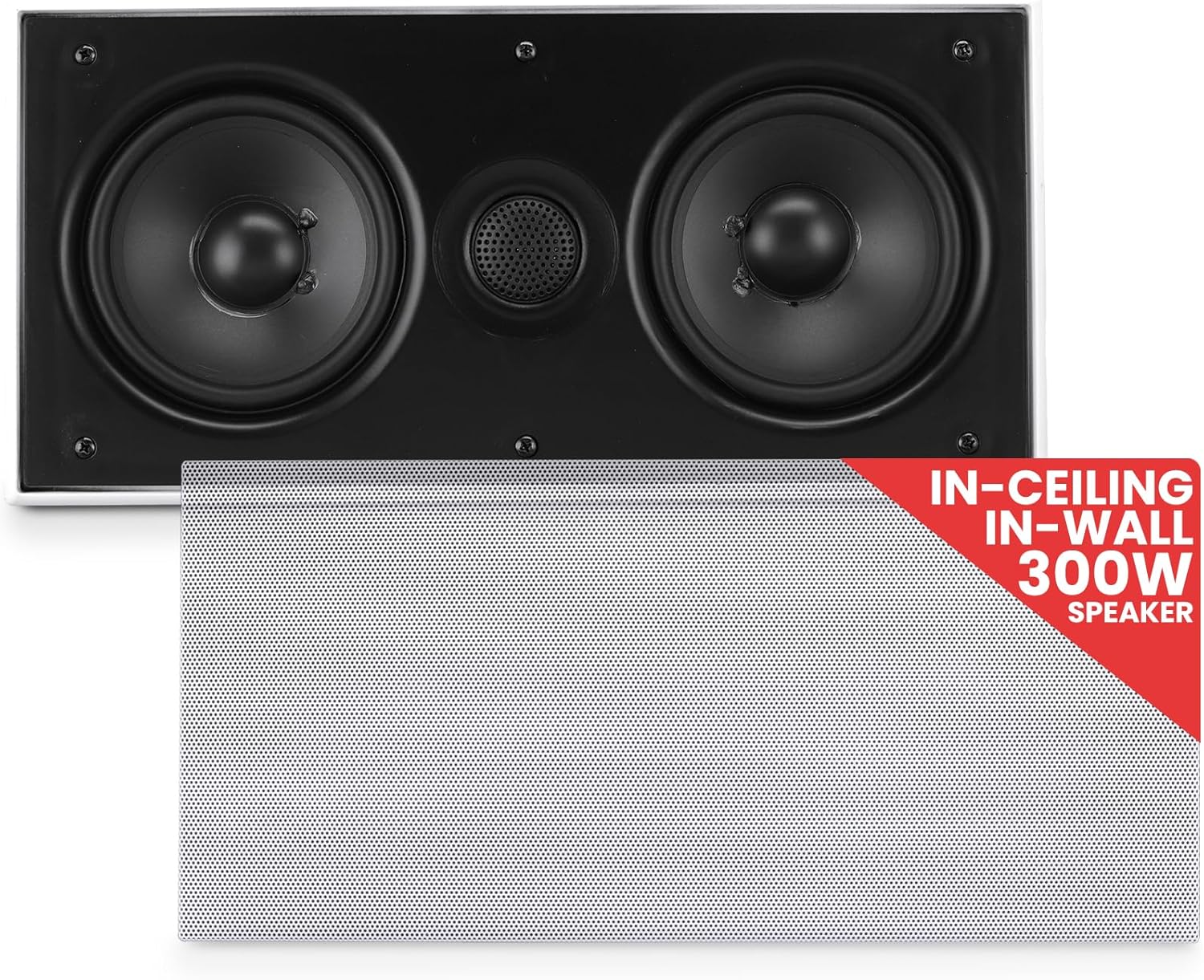 PYLE PDIWCS56 In-Wall Dual 5.25in Center Channel Sound System