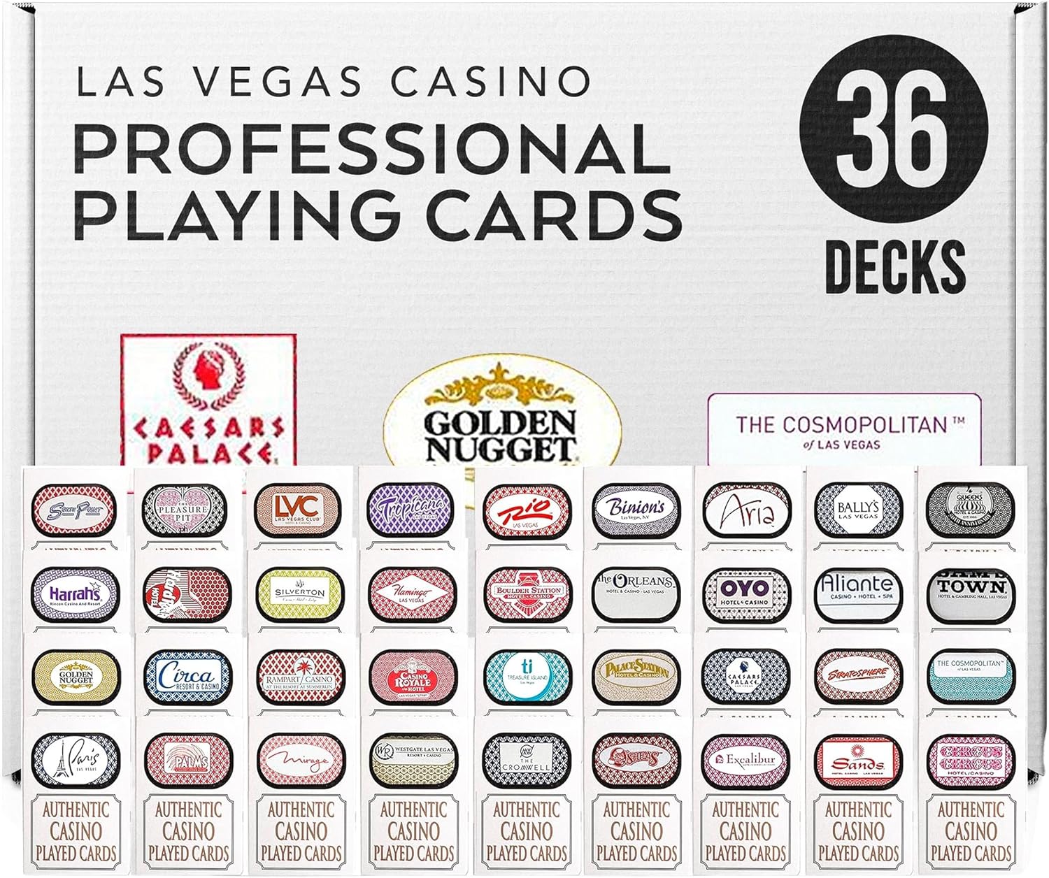 Authentic Las Vegas Casino Playing Cards for Game Enthusiasts