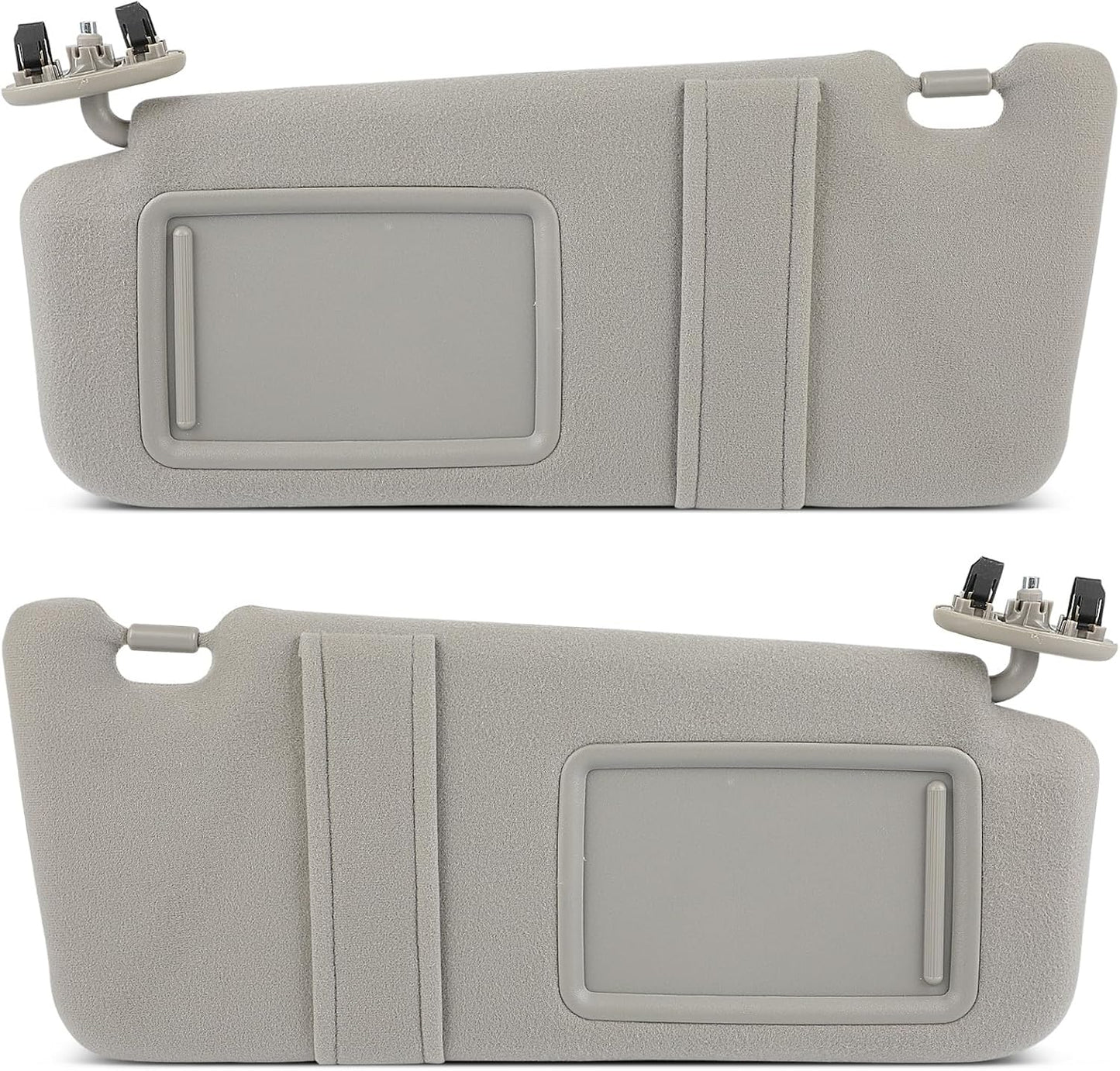 SCITOO Gray Sun Visor Assembly for 2006-2011 Toyota Camry