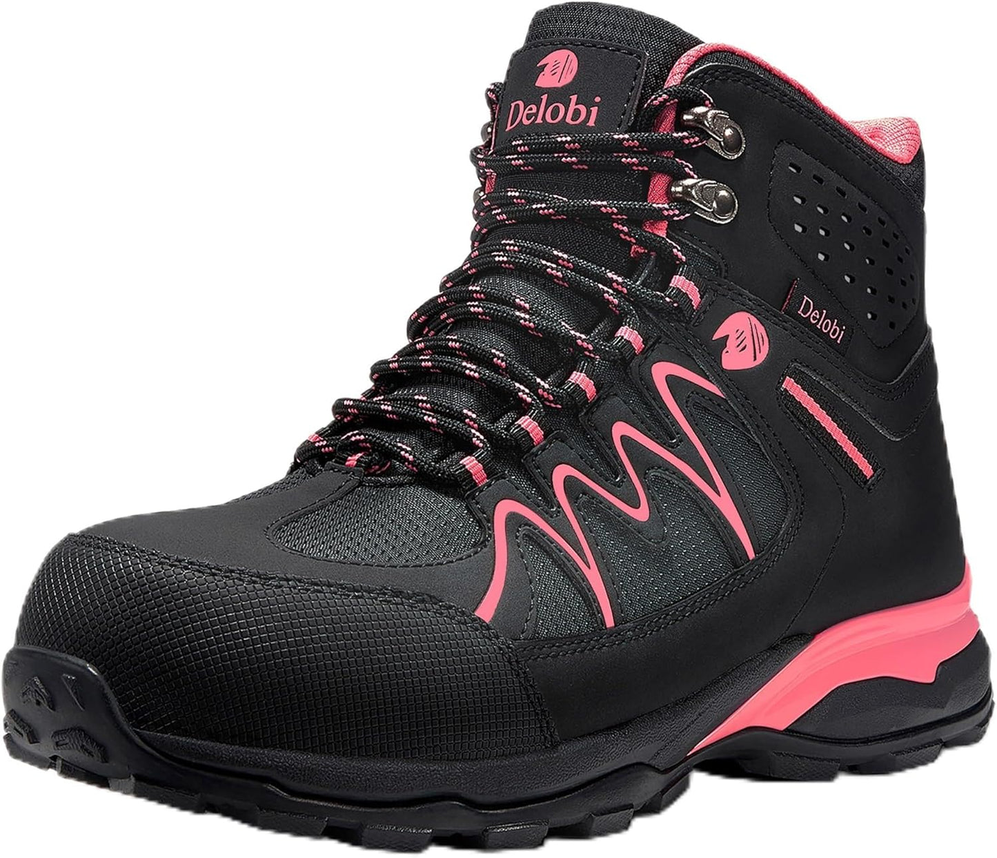 Steel Toe Work Boots for Women - Comfortable Construction Shoes