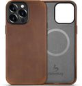 iPhone 14 Pro Leather Case Magsafe - Top Grain Vintage Slim Fit
