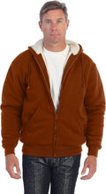 Gioberti Men's Soft Heavyweight Sherpa Lined Fleece Hoodie Jacket Body