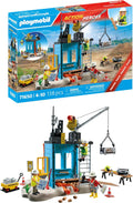 Playmobil Construction Site Playset - Realistic Building Fun for Kids