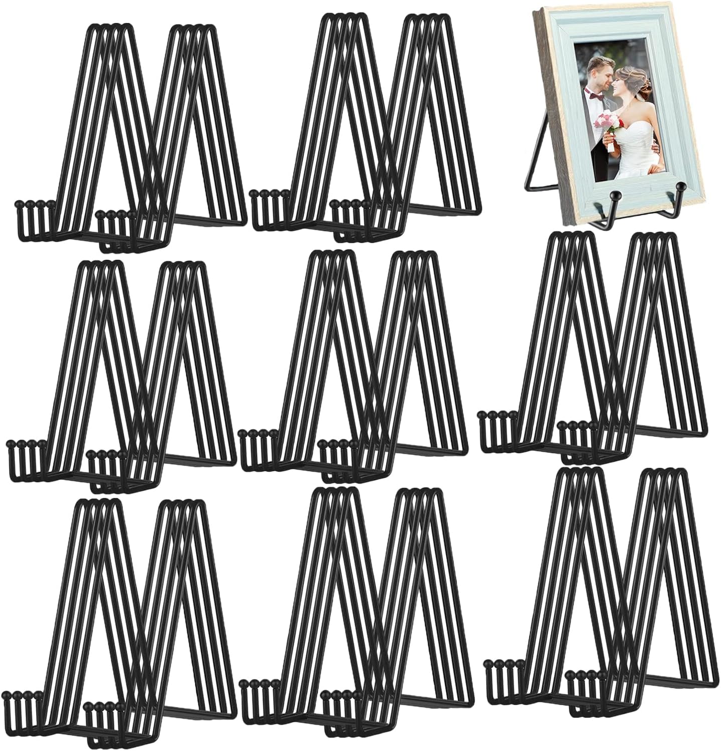 Durable 32 pcs 4.5in Plate Stands for Display and Easels