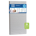 Sealy Baby Butterfly Crib Mattress plus Toddler Bed Fit - Waterproof