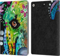 Dean Russo Bulldog Leather Wallet Case for iPad 10.2 2019-2021