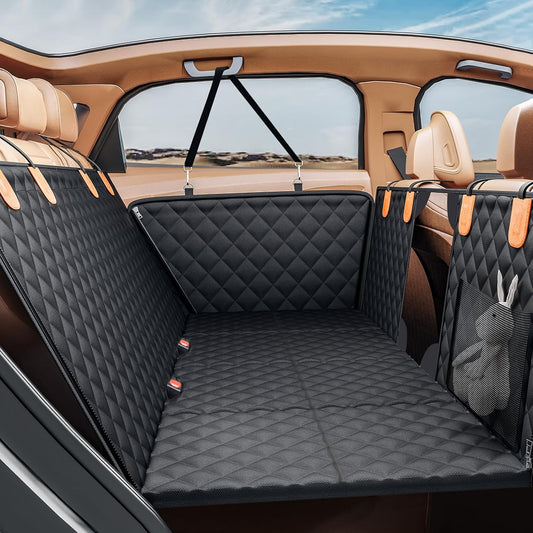 Back Seat Extender for Dogs - Waterproof Dog Car Seat Cover