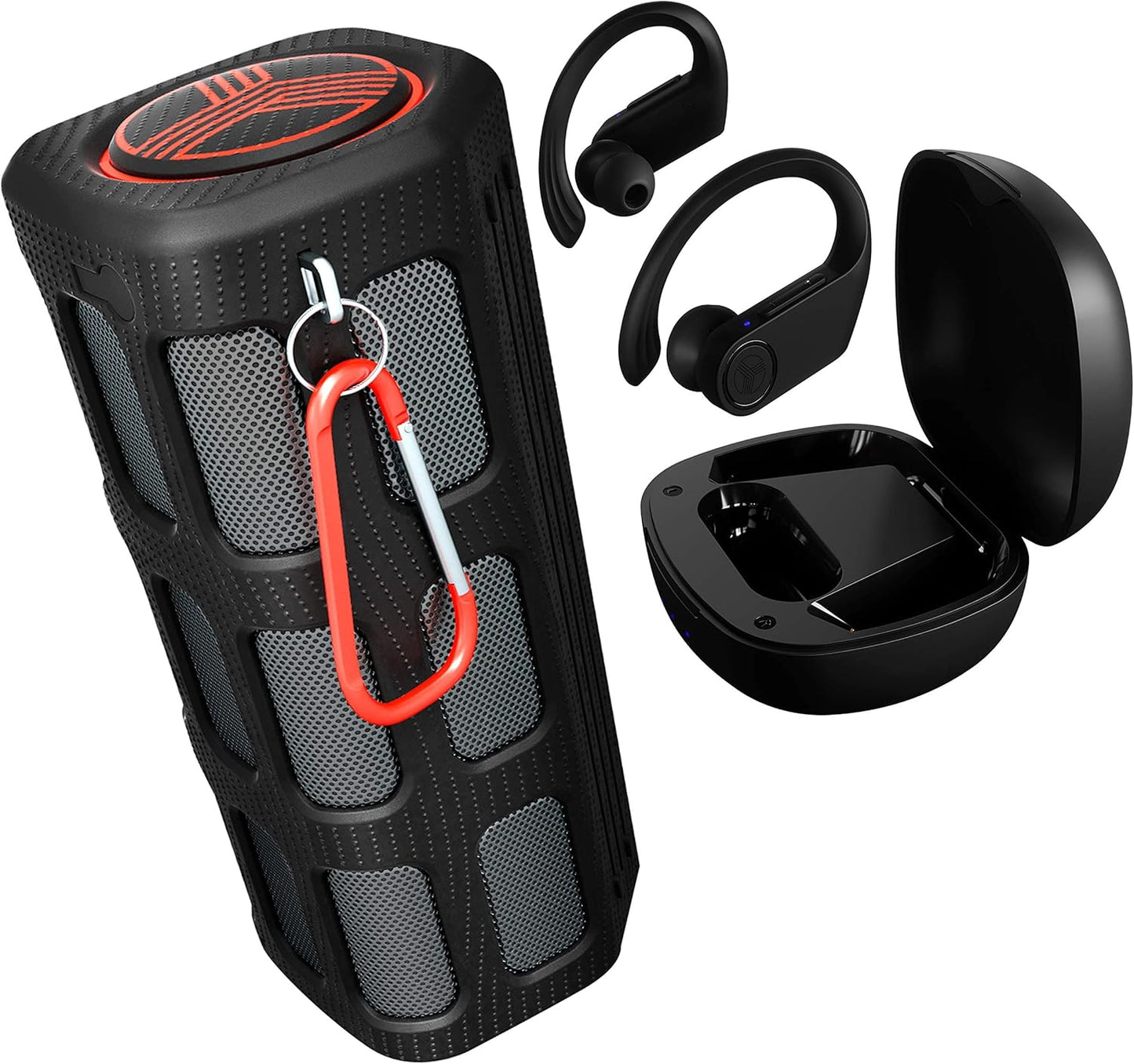 TREBLAB FX100 Waterproof Bluetooth Speaker & X3 Pro Earbuds Bundle