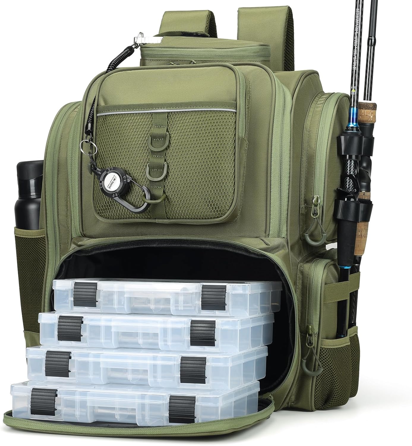 Fishing Backpack with Tackle Boxes for Ultimate Organization
