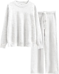 Women's Fuzzy Fleece Pajama Set - Cozy Loose Lounge Set 2025