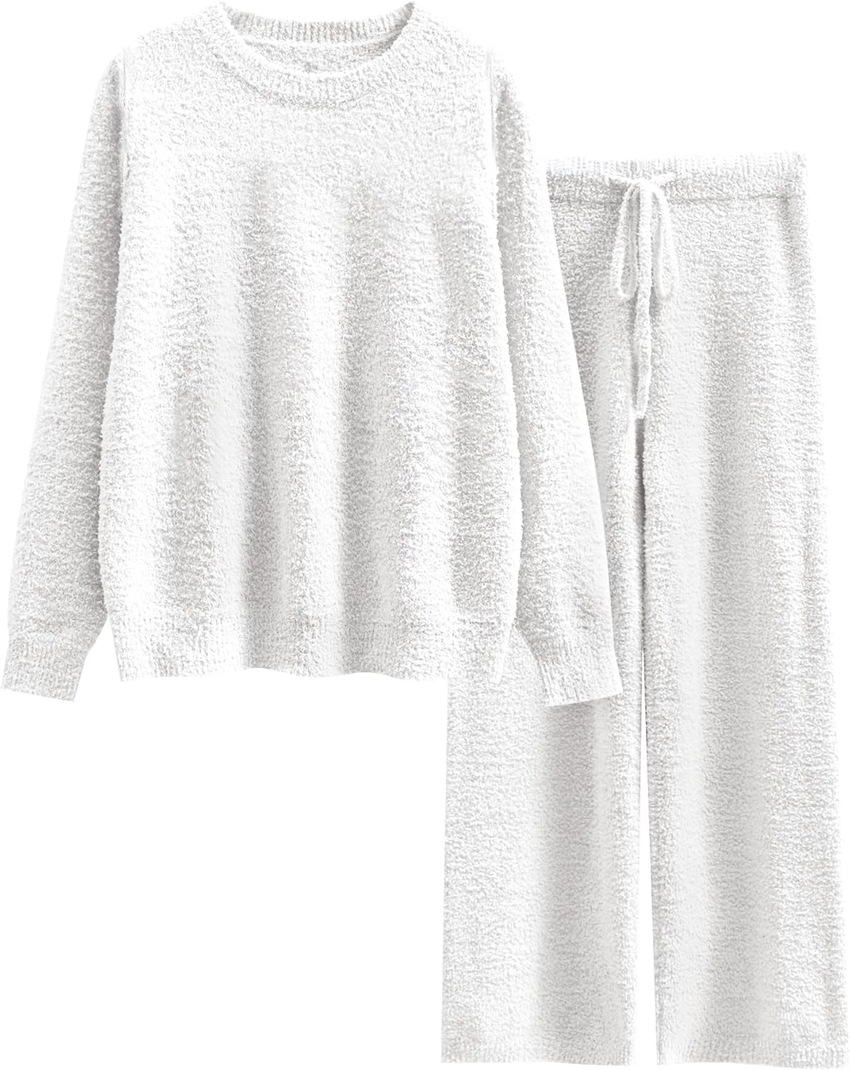 ANRABESS Women's Fuzzy Fleece Pajama Sets for Cozy Comfort