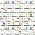 Bean Sprout Hair Clips 300 Pieces Pack - Fun Colorful Party