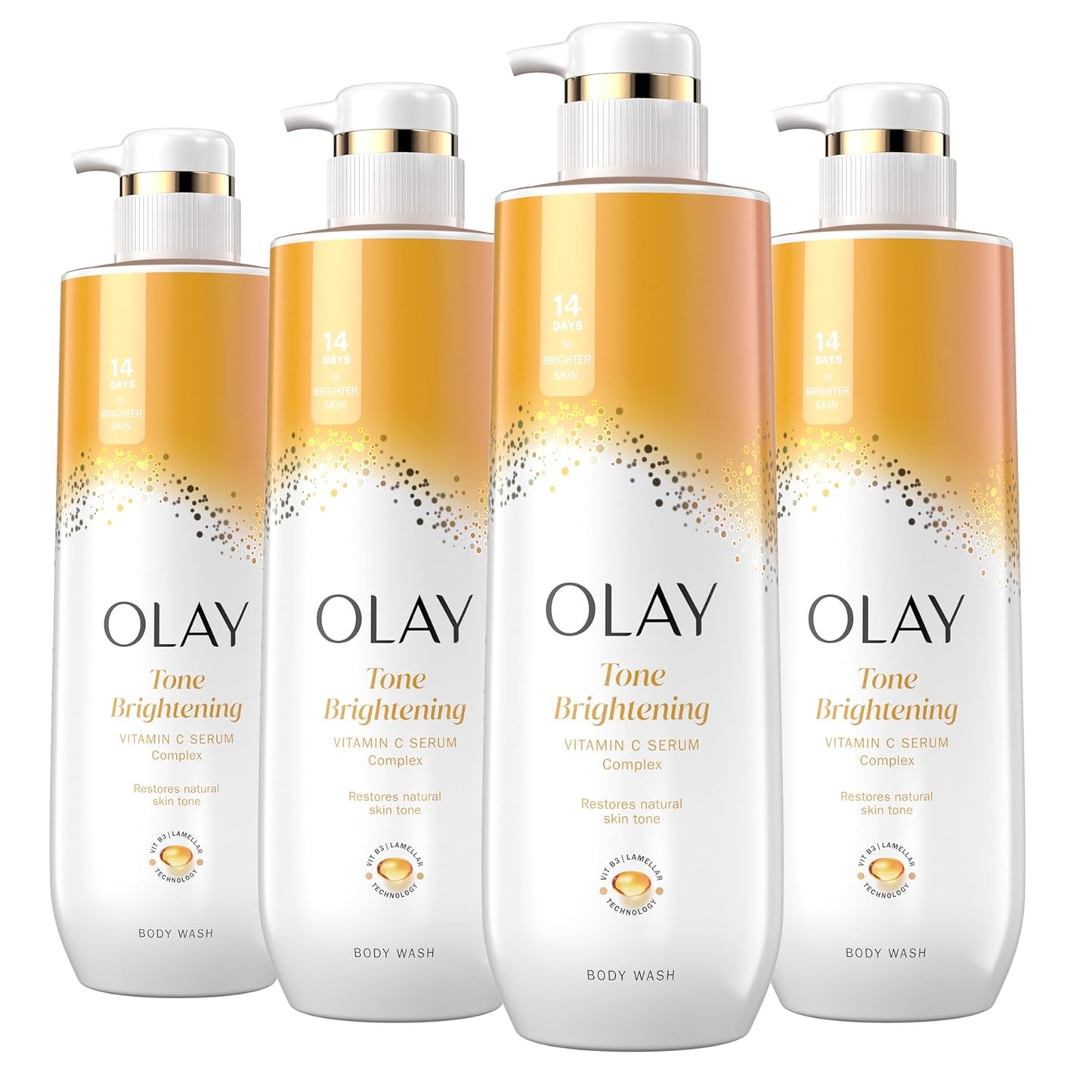 Olay Body Wash for Women with Vitamin C and Exfoliation Benefits