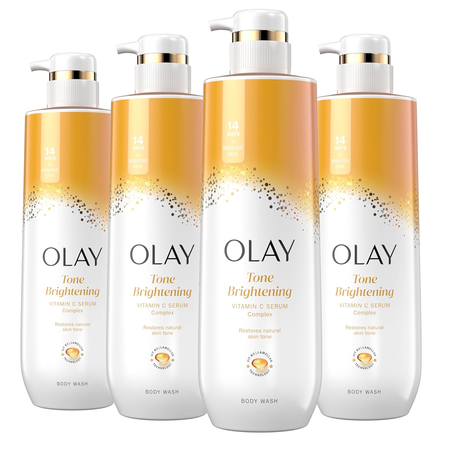 Olay Body Wash for Women with Vitamin C and Exfoliation Benefits