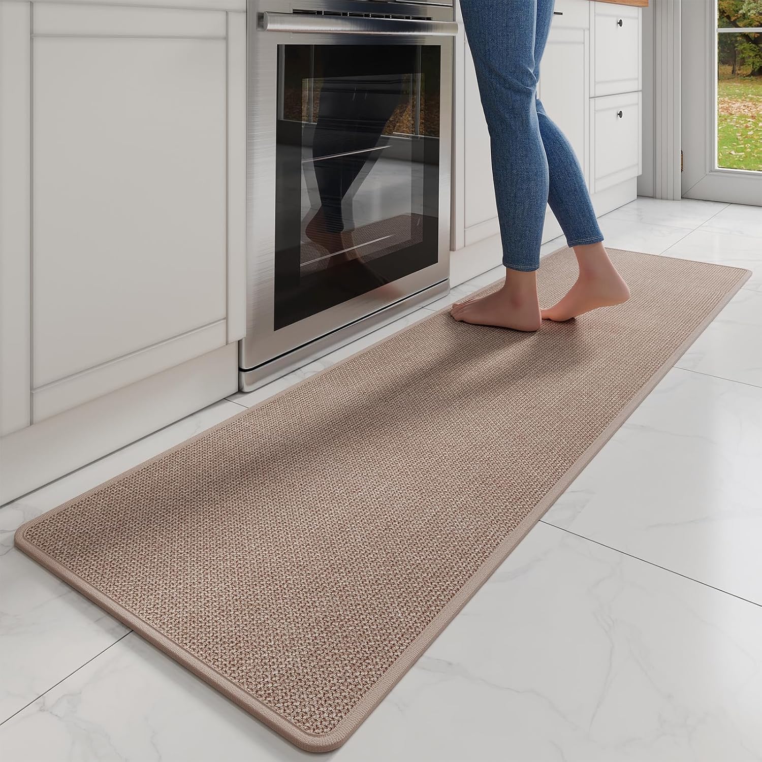 Super Absorbent Kitchen Mats for Floor, Non Slip & Washable