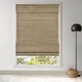 Cordless Bamboo Roman Shades 30.5 in x 64 in - Room Darkening