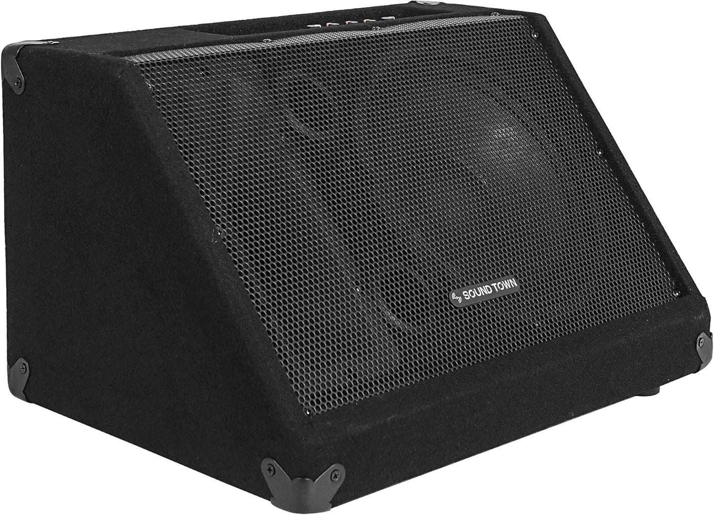 Sound Town Powered DJ PA Stage Monitor Speaker for Live Sound