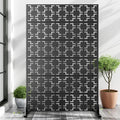 Metal Privacy Screen Outdoor 72 in x 47 in - Decorative Freestanding