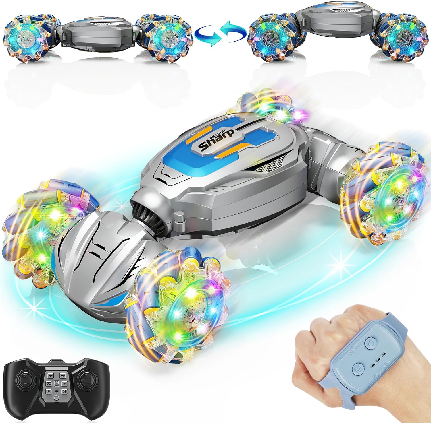 Gesture Sensing RC Stunt Car for Kids Age 6-12, Cool Gifts