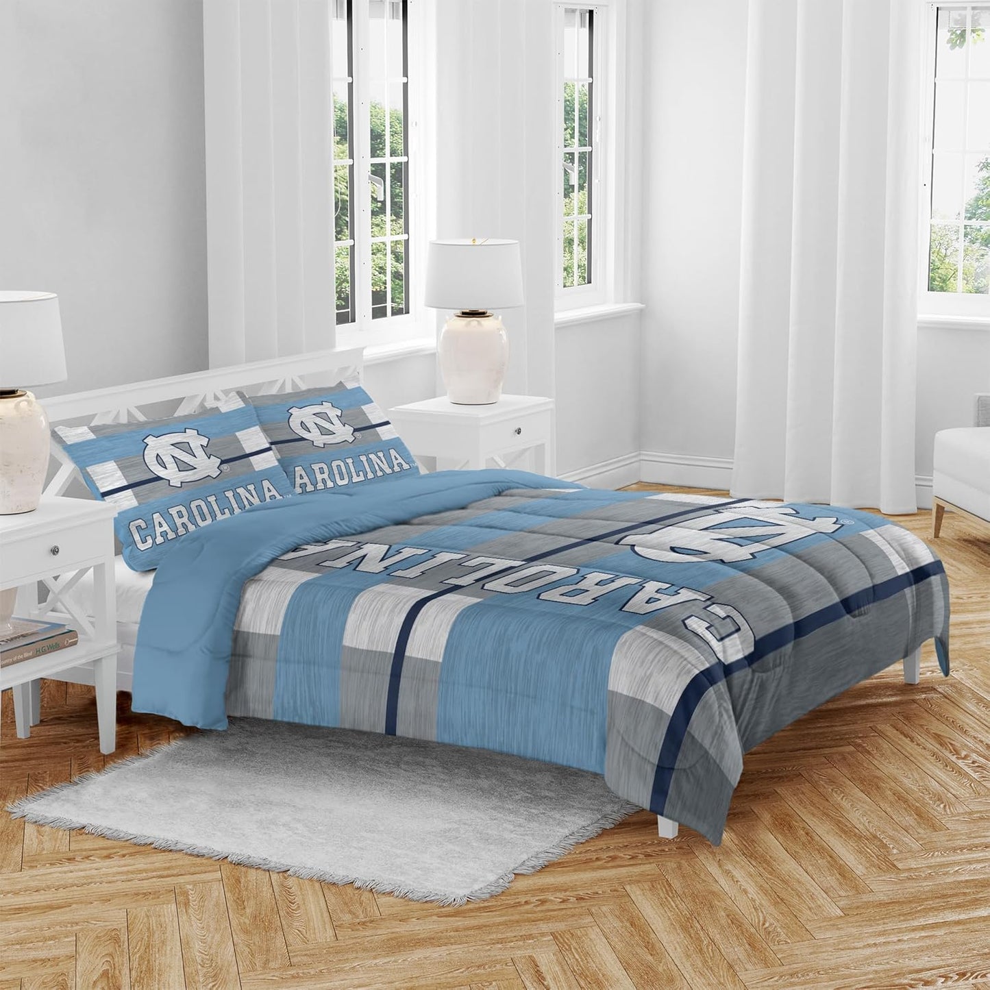 Pegasus Sports NCAA Block Logo Queen Bed in a Bag Set Review