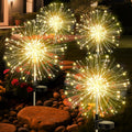 Solar Fireworks Lights Outdoor Waterproof Garden Fairy Light