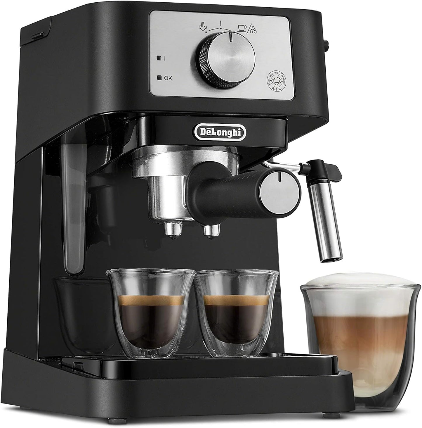 De'Longhi Stilosa Espresso Machine: 15 Bar Pump with Milk Frother