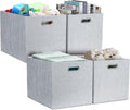 Posprica 13x15x13in Collapsible Storage Bins - Sturdy Fabric Cubes