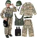 Dress Up America Army Costume for Boys - Tactical Soldier Set