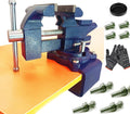 MYTEC 2-In-1 Work Bench Vise 4.5in - Portable Clamp or Bolt-On