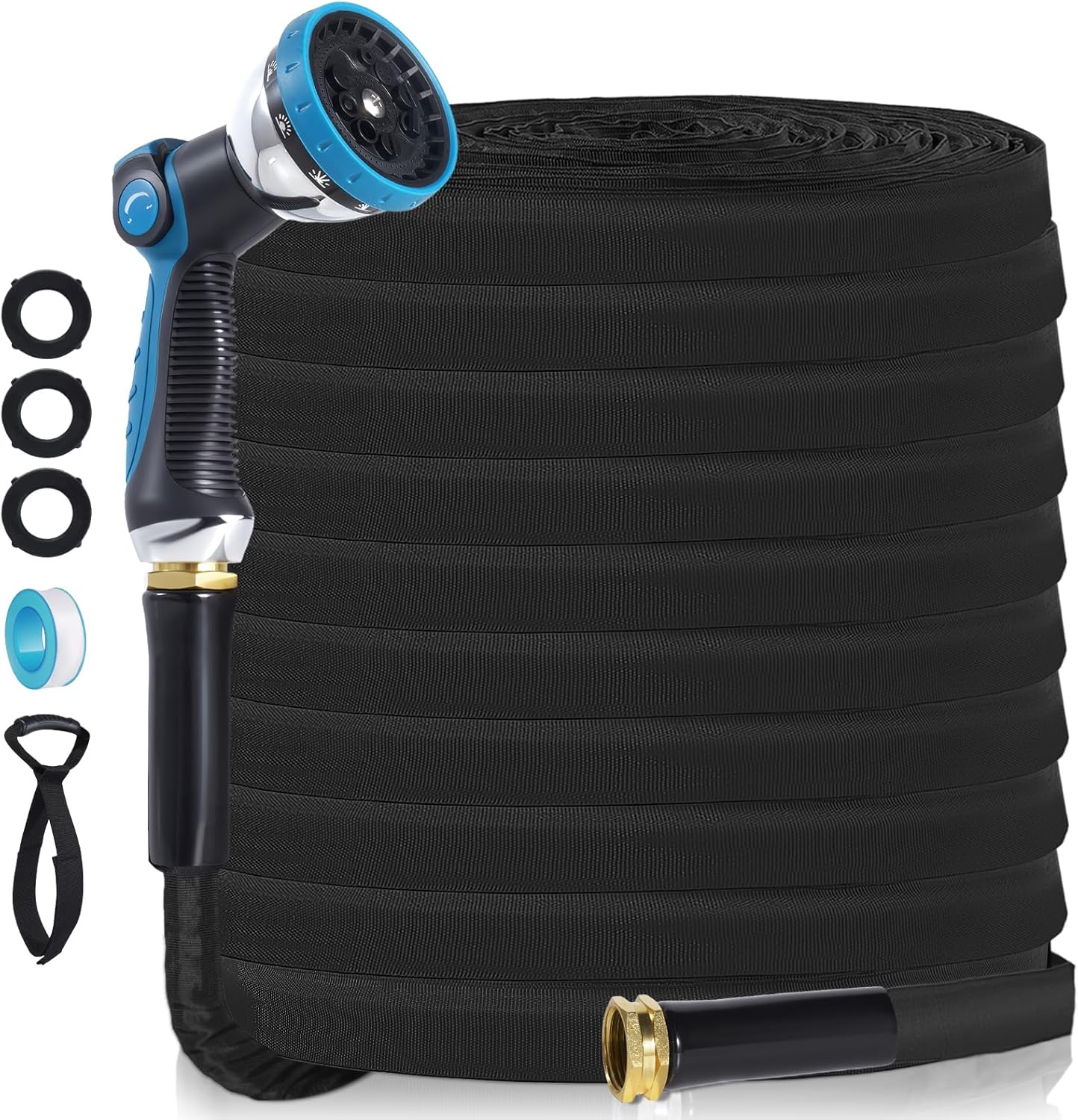 Flexible Garden Hose 100FT for Easy Lawn Care and Cleaning