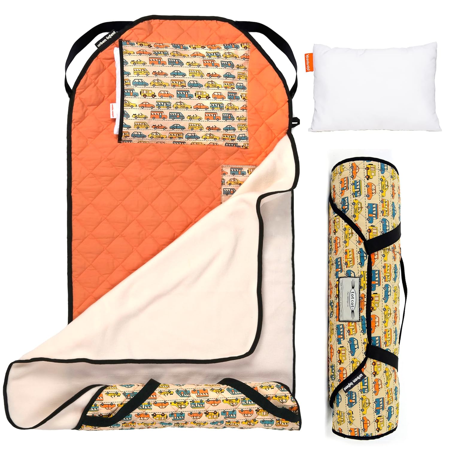 Urban Infant Tot Cot Kids Nap Mat for Preschool Daycare Nappers