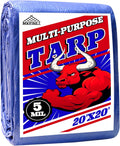 Tarp 20x20 ft 100% Waterproof UV Resistant High Durability - Value