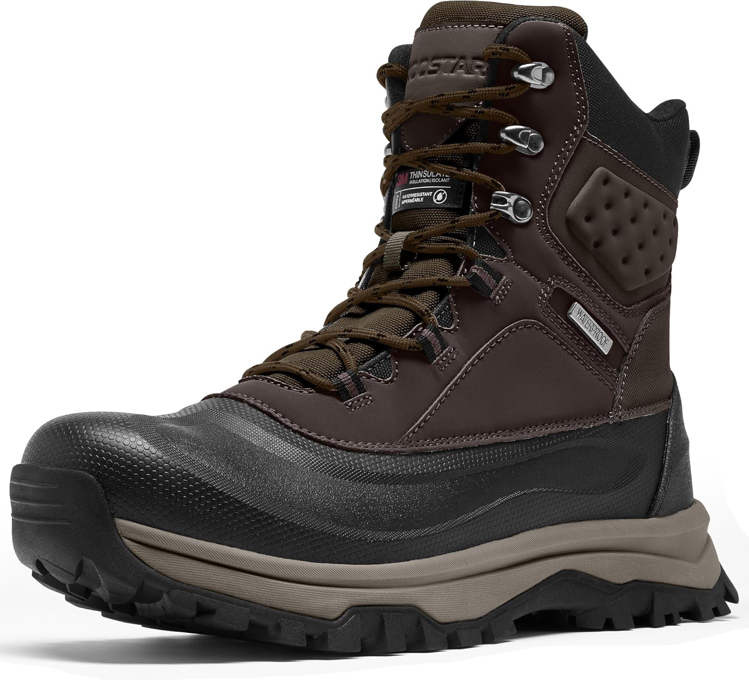 Snow Boots for Men Insulated Waterproof Winter Boots Outdoor