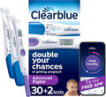Clearblue Advanced Digital Ovulation Test Kit, 32 Count - Faster