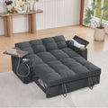 65 in 3-in-1 Folding Convertible Sofa Bed - Space-Saving Chenille Sofa