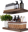BGMG Wood Floating Shelves 16 in - Stable Rustic Wall Shelf Set