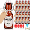 Vesici 12-Set Swing Top Glass Bottles for Vanilla Extract - 4 oz