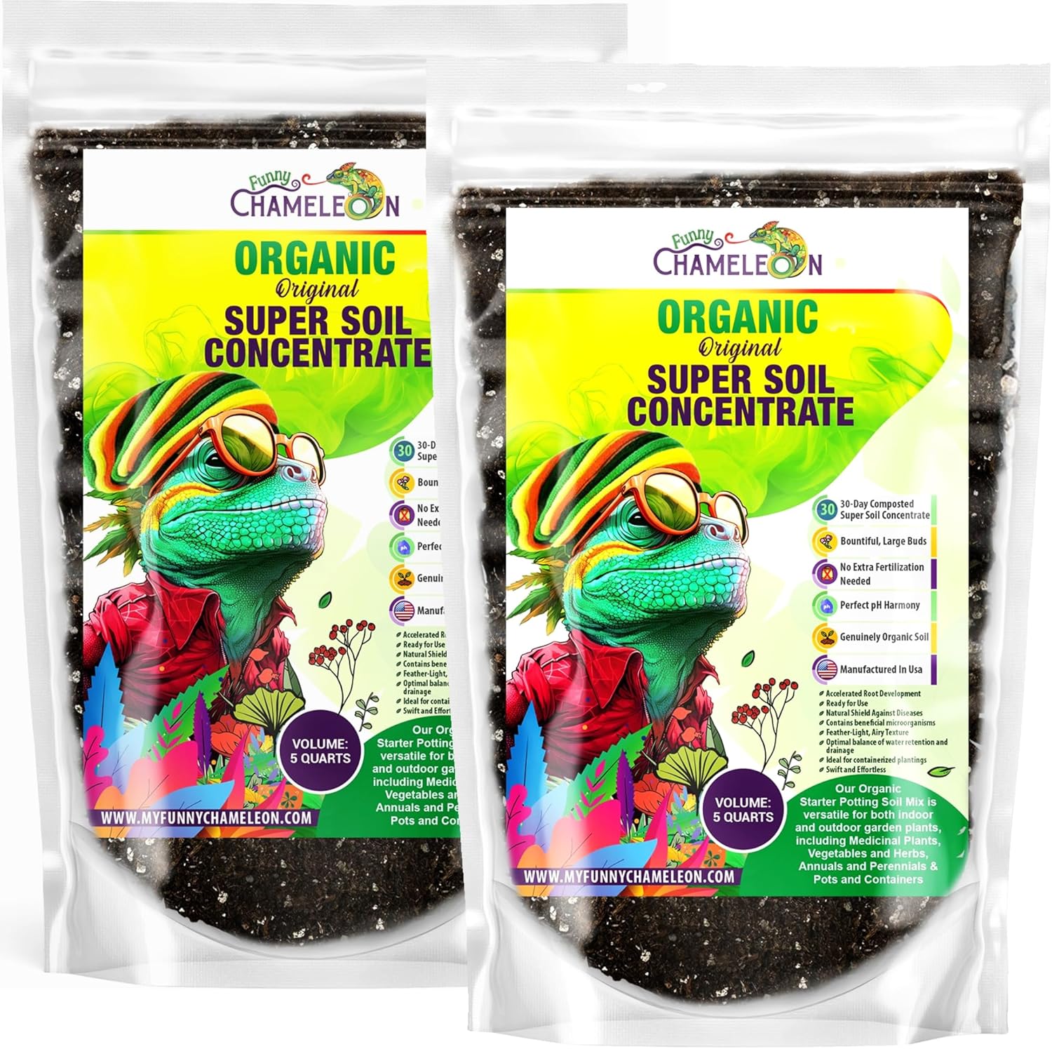 Organic Super Soil Concentrate with Mycorrhizae for Thriving Plants